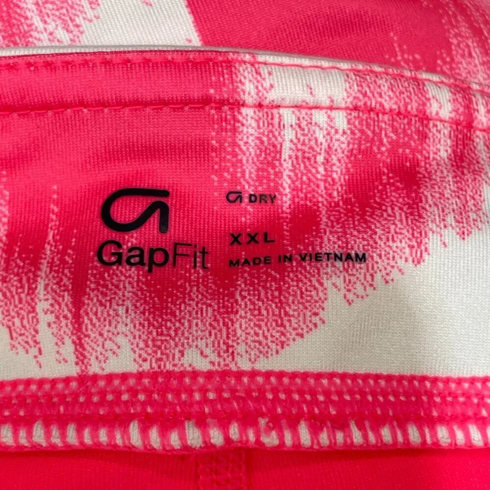 GapFit Gap Dry Youth Girls XXL Tennis Skort Athletic Neon Pop Pink Stars Stretch